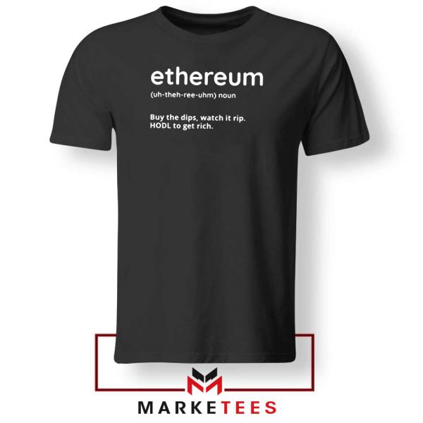 Ethereum Stock Tshirt