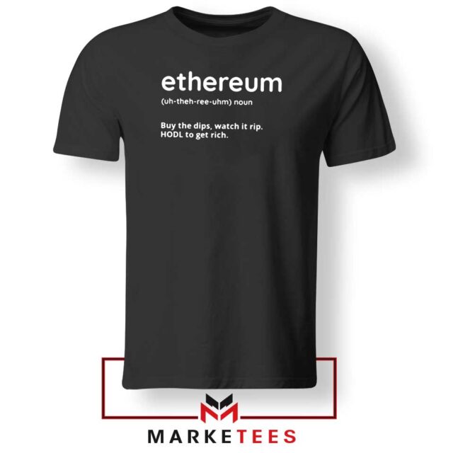 Buy New Ethereum Stock Tshirt - Exclusive