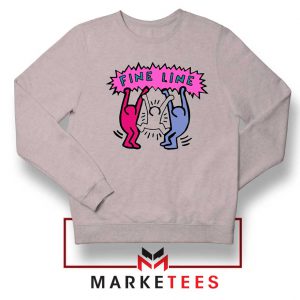 Fine Line Keith Haring Sport Grey Sweatshirt