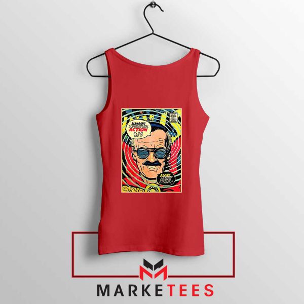 Funny Doctor Stan Lee Red Tank Top