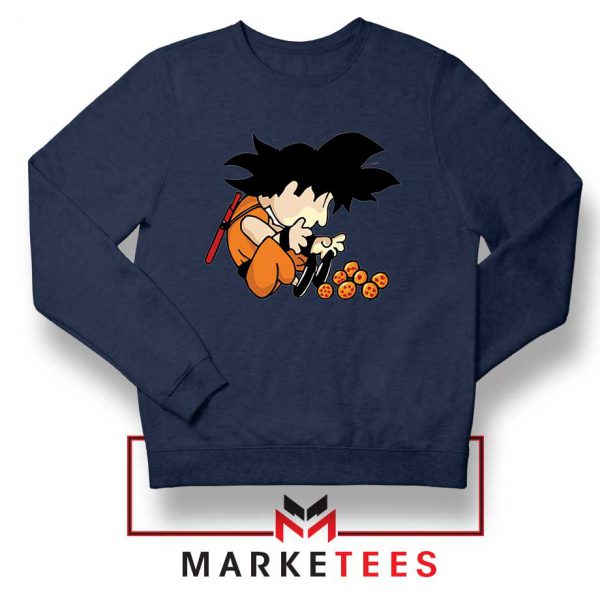Goku Schroeder Peanuts Navy Blue Sweater