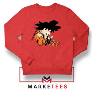Goku Schroeder Peanuts Red Sweater