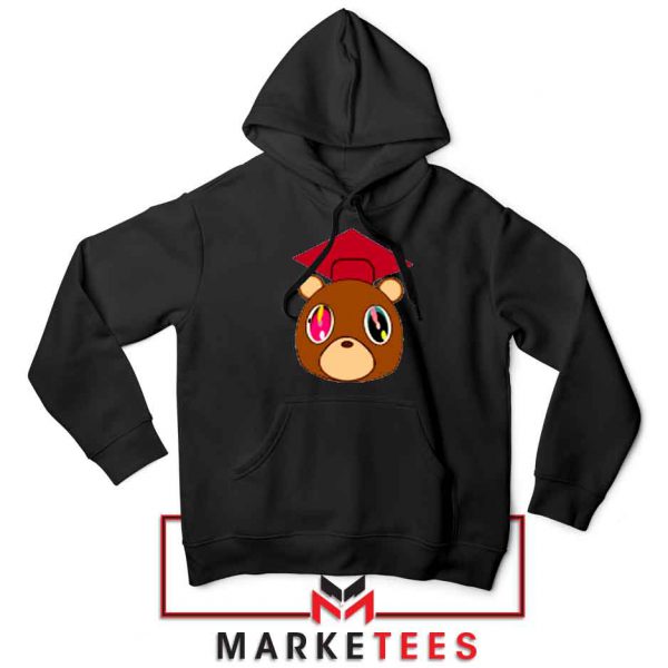 Graduation Album Bear Black Hoodie