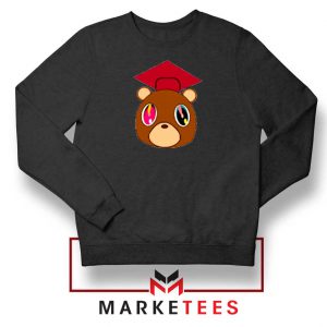 Graduation Album Bear Black Sweater