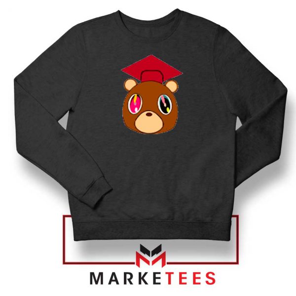 Graduation Album Bear Black Sweater