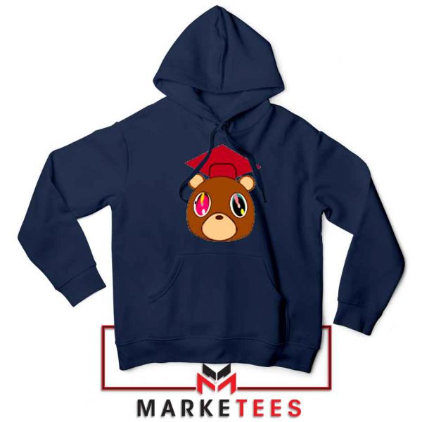 Graduation Album Bear Navy Blue Hoodie