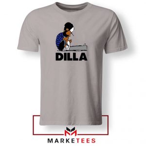 J Dilla Schroeder Graphic Sport Grey Tee