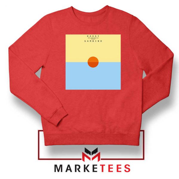 STN MTN Kauai Graphic Red Sweatshirt