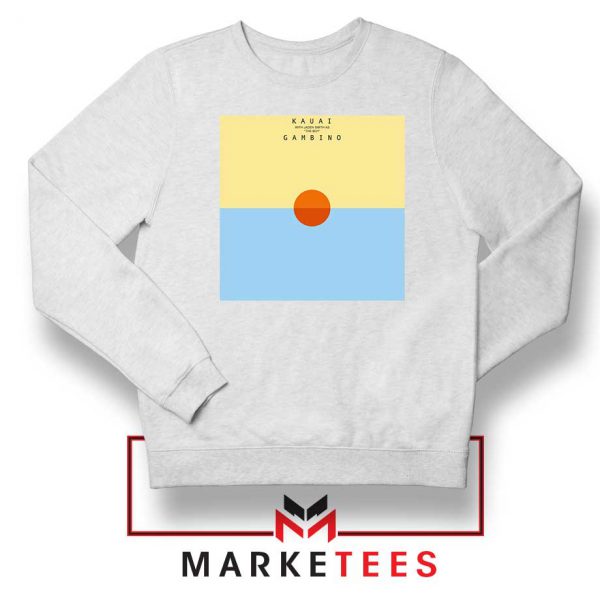 STN MTN Kauai Graphic White Sweatshirt