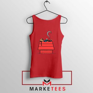 Snoopy Dogg Rapper Red Tank Top