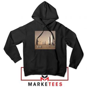 SpaceX Mars Fleet Graphic Hoodie