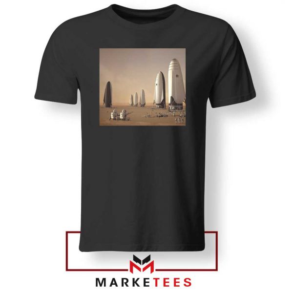 SpaceX Mars Fleet Graphic Tshirt