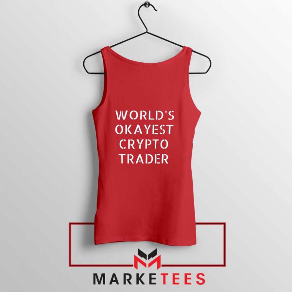 The Crypto Trader Red Tank Top