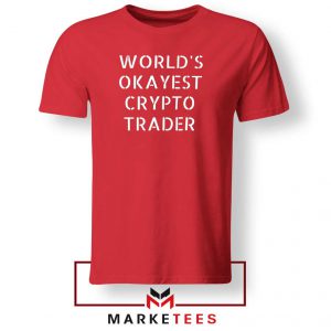 The Crypto Trader Red Tshirt