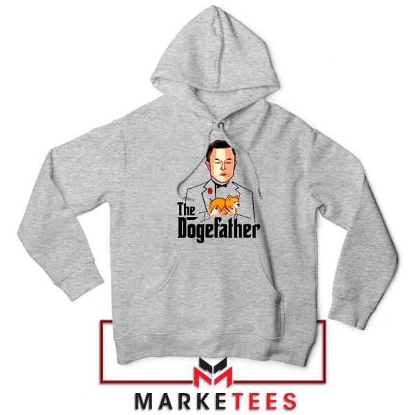 The Dogefather Elon Musk Sport Grey Jacket