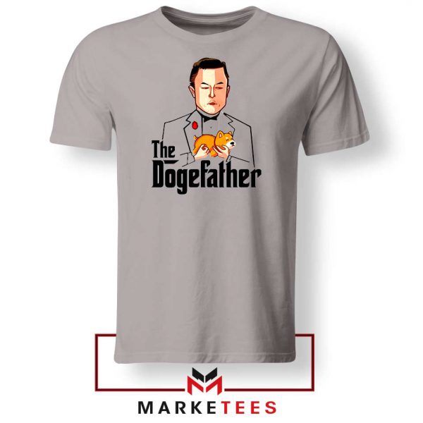 The Dogefather Elon Musk Sport Grey Tee