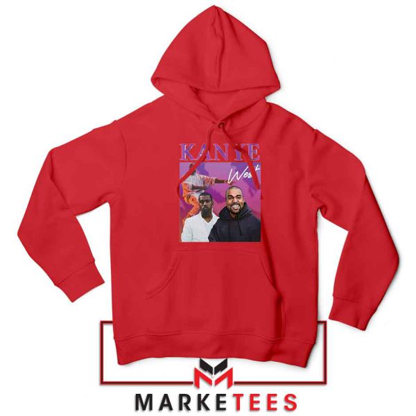 Vintage Kanye West New Red Hoodie