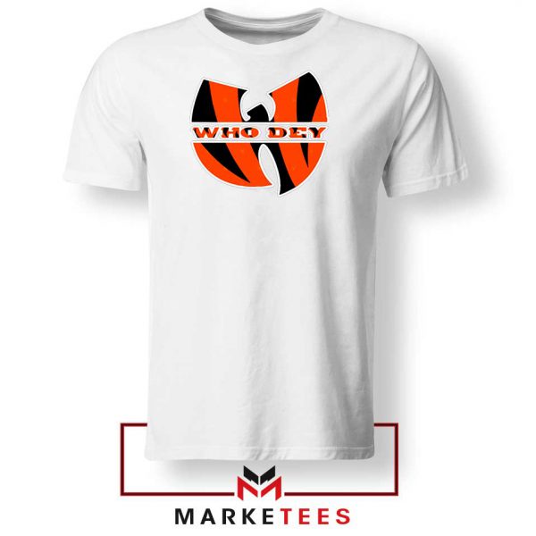 Who Dey Wutang Logo White Tee