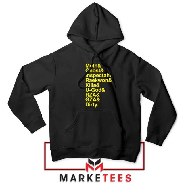 Wu Tang Names Graphic Hoodie S-2XL