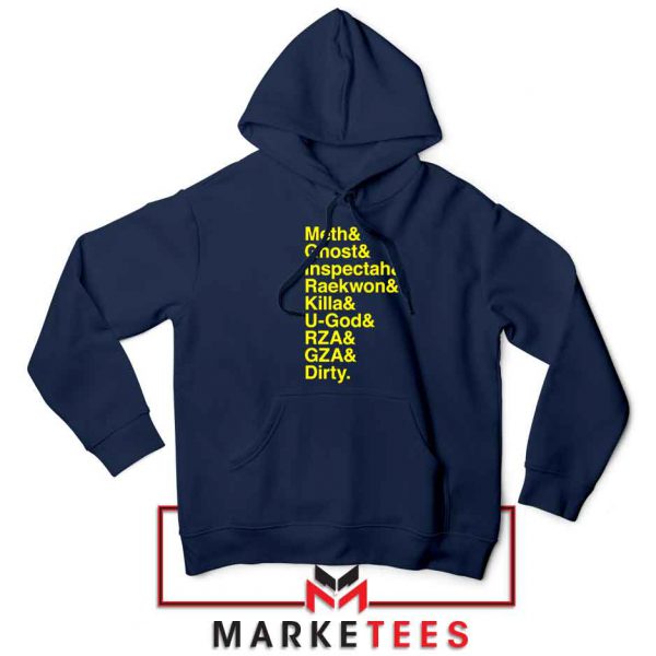 Wu Tang Names Navy Blue Hoodie