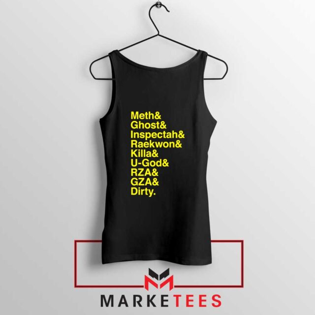 Wu Tang Names Graphic Top S-2XL