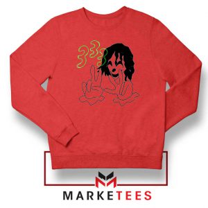 333 Album Bladee Red Sweatshirt