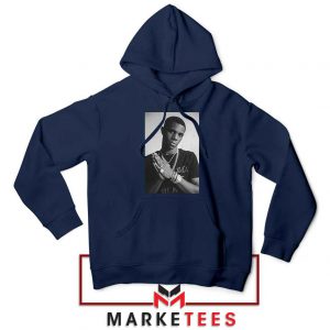A Boogie Poster Navy Blue Hoodie