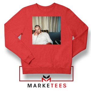 Angus Cloud Actor Red Sweatshirt