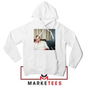 Angus Cloud Actor White Hoodie