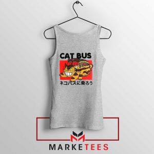 Catbus Nekobasu Totoro Grey Tank Top