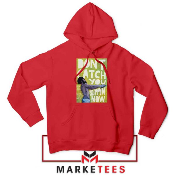 Donald Glover This Is America Red Hoodie