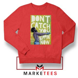 Donald Glover This Is America Red Sweatshirt