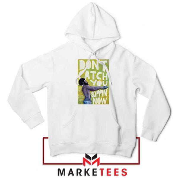 Donald Glover This Is America White Hoodie