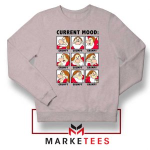 Grumpy Current Mood Sport Grey Sweater