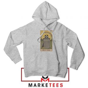 Little King Trash Racoon Grey Hoodie