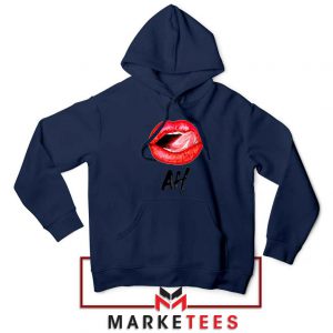 Megan Thee Stallion Ah ​Lip Navy Blue Hoodie