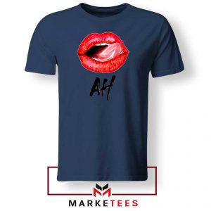 Megan Thee Stallion Ah ​Lip Navy Blue Tshirt