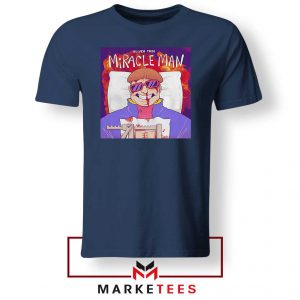 Miracle Man Song Navy Blue Tshirt