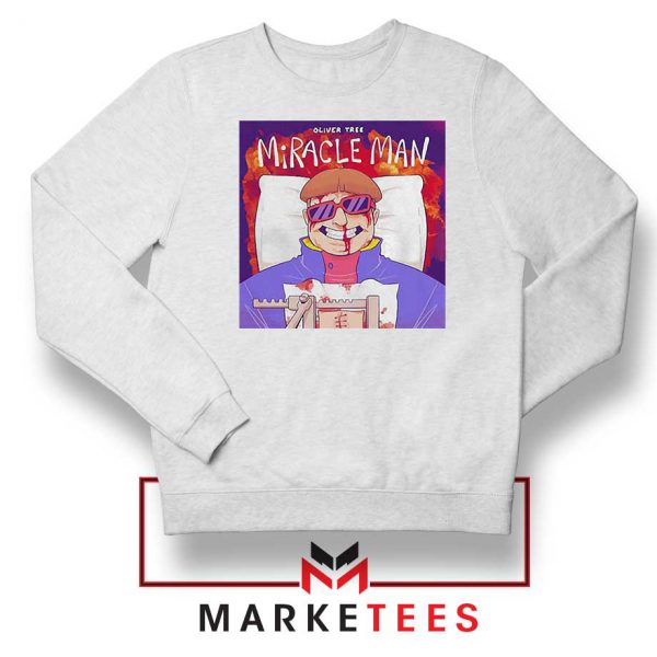 Miracle Man Song White Sweatshirt