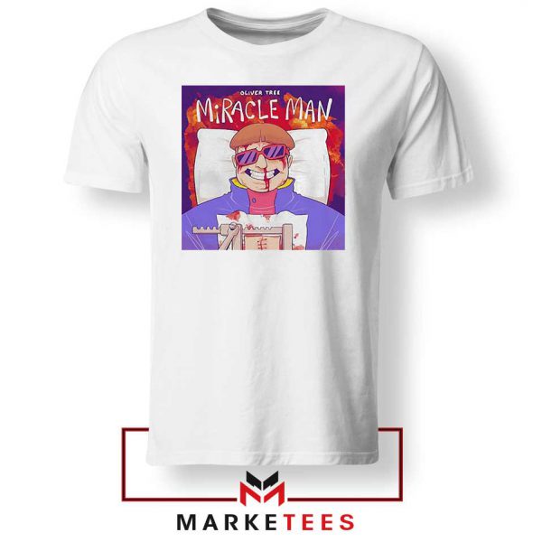 Miracle Man Song White Tshirt