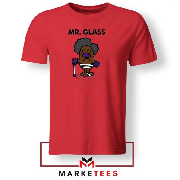 Mr Glass Cast Superhero Red Tee