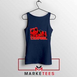 Onesie Tedpool Tank Top Parody Navy