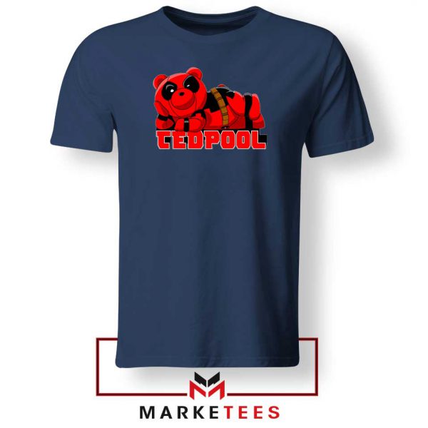 Onesie Tedpool Tee Parody Navy Blue