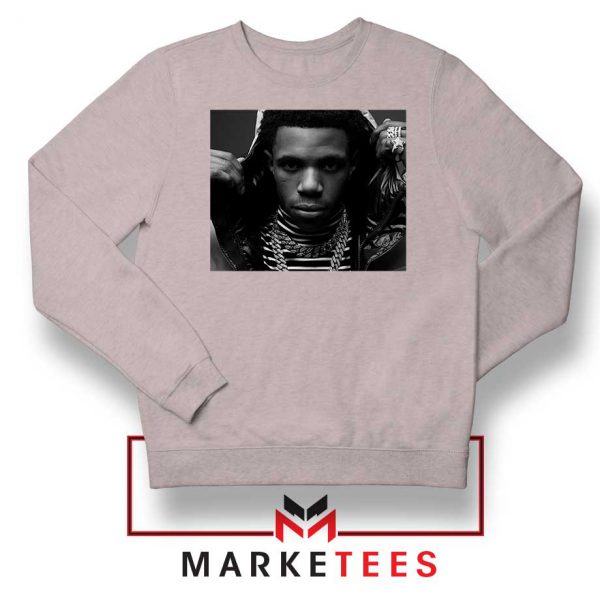 Rapper A Boogie Wit Da Hoodie Sport Grey Sweater