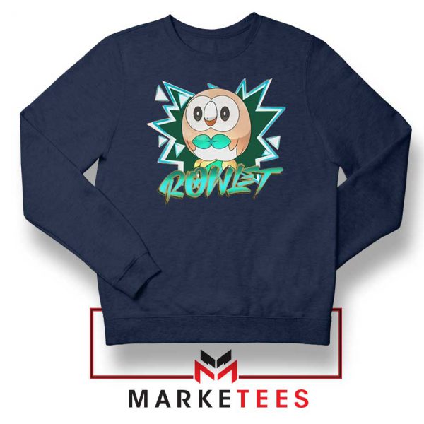 Rowlet Gen 7 Characters Navy Sweatshirt