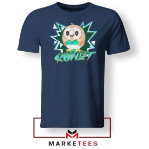 Rowlet Gen 7 Characters Navy Tshirt