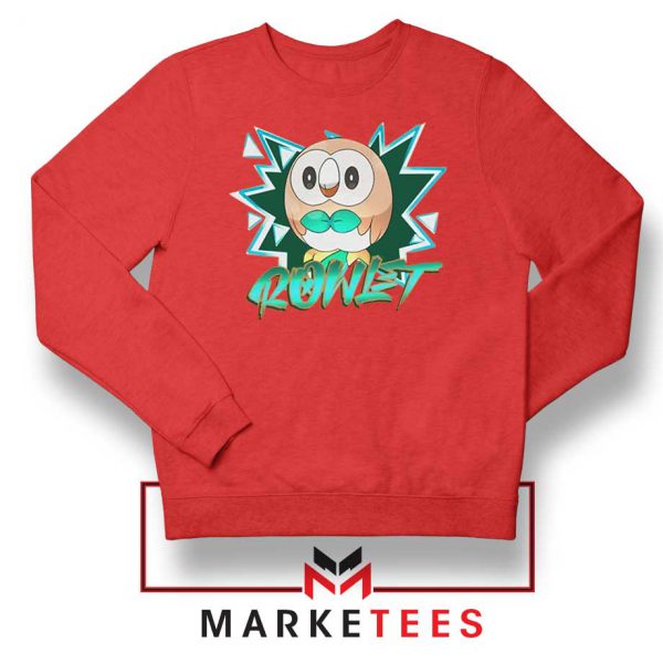 Rowlet Gen 7 Characters Red Sweatshirt