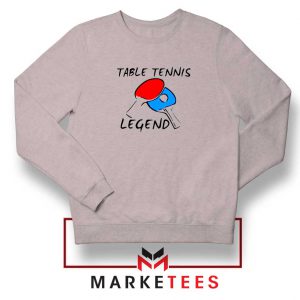 Table Tennis World Tour Sport Grey Sweatshirt