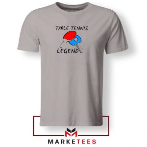 Table Tennis World Tour Sport Grey Tshirt