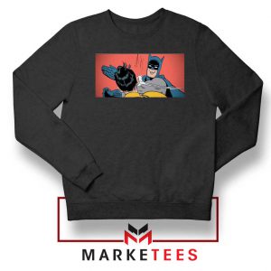 The Batman Will Smith Slap Day Black Sweater